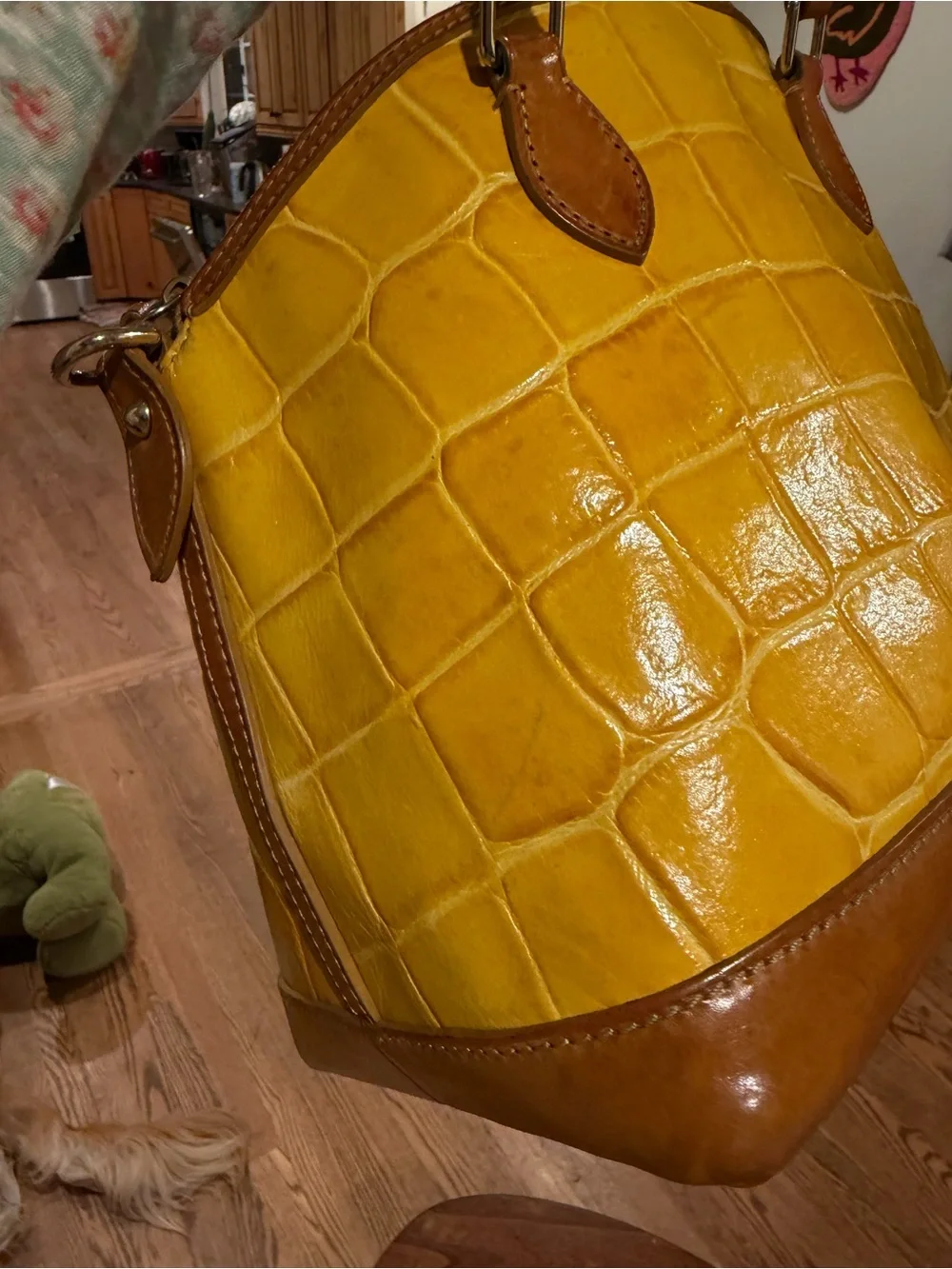 Dooney & Bourke croc embossed